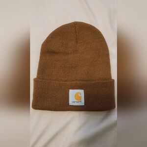 Carhartt Knit Beanie Hat in Brown